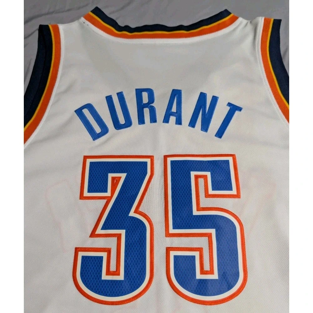 Adidas Kevin Durant OKC Thunder Jersey Mens XXL +2 White Swingman NWT NBA